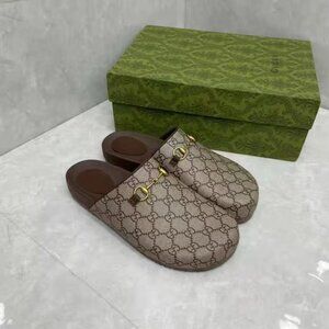 GUCCI Horsebit Slide Sandals